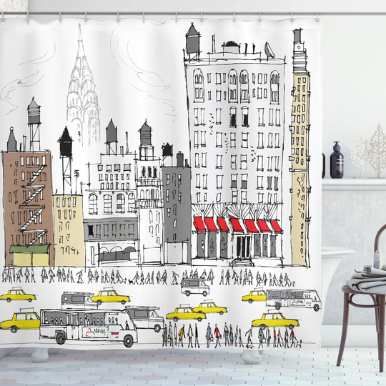 Charlevoix Polyester Shower Curtain