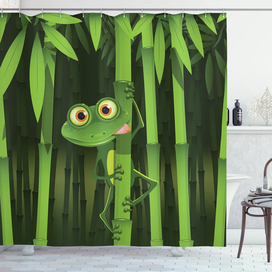 Billib 13 Piece Polyester Shower Curtain Set