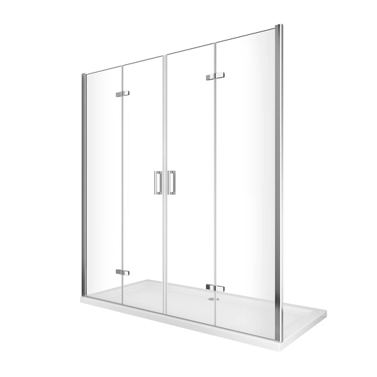 Grettell Rectangular Shower Enclosure with Tray - 1900 x 1815 mm