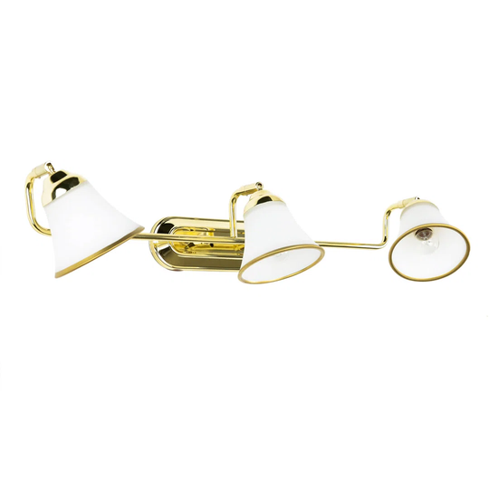 Dorrian 3 - Light Dimmable Gold Wall Spotlight