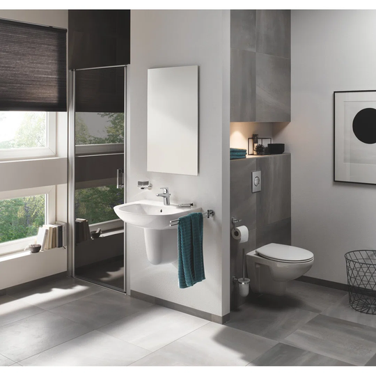 Scholl Wall Hung Toilet and Mounting Frame with Button Flush