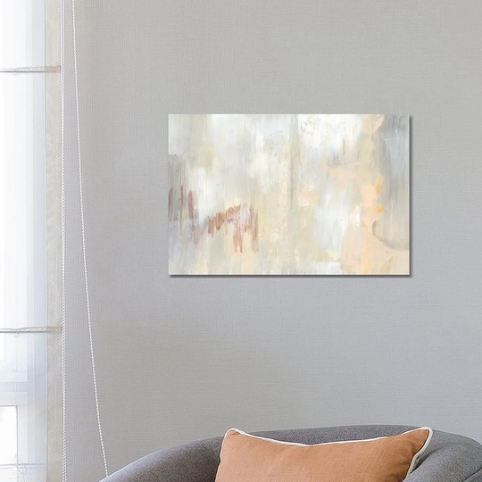 'Barely Blush I' Painting on Wrapped Canvas