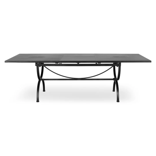 Branum Extendable Stainless Steel Dining Table