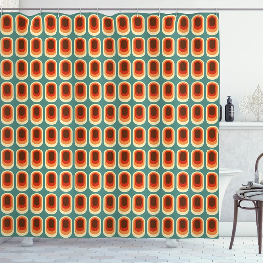 Ariza Polyester Shower Curtain Set