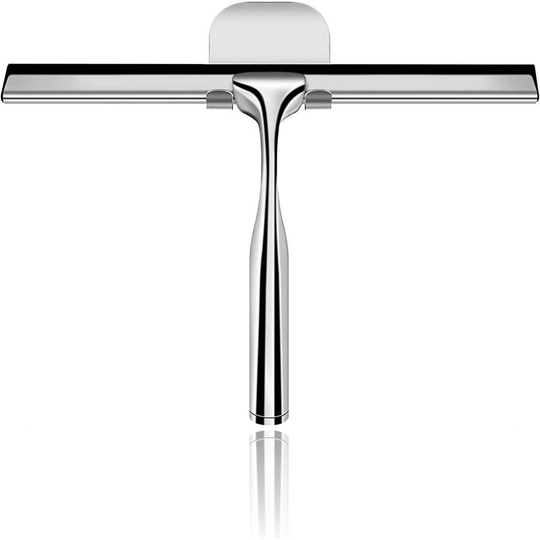 Shower Squeegee, Squeegee, Bathroom Mirror Car Window Cleaning Squeegee, 10 "Stainless Steel Shower Squeegee Windows, Bathrooms, Mirrors,