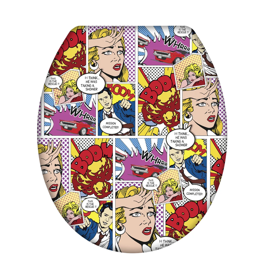 Pop-Art Aalaiyah Soft Close Elongated Toilet Seat