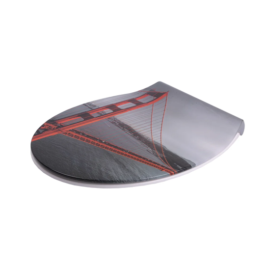 San Francisco Soft Close Elongated Toilet Seat