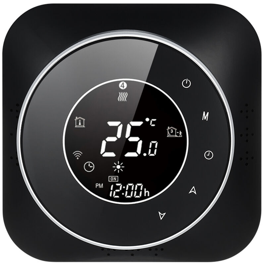Asupermall - 95-240V Wi-Fi Smart Thermostat Programmable Thermostat 5+1+1 Six Periods Voice app Control Backlight lcd Water Heating Thermoregulator