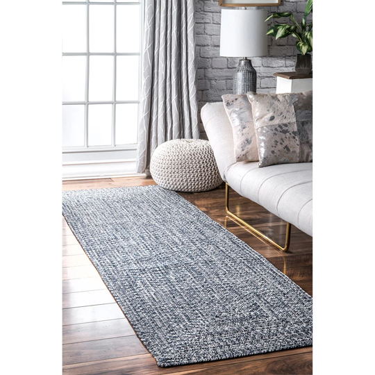 Tremont Hand Braided Blue Indoor/Outdoor Rug