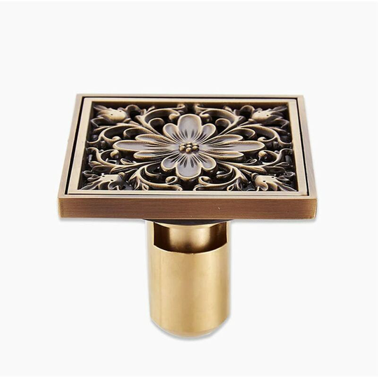 Gift - Thick Stainless Steel Floor Drain Shower Room wc Laundry Garden Outdoor Floor Drain Square Bathroom Floor Drain Filter Shower Drain