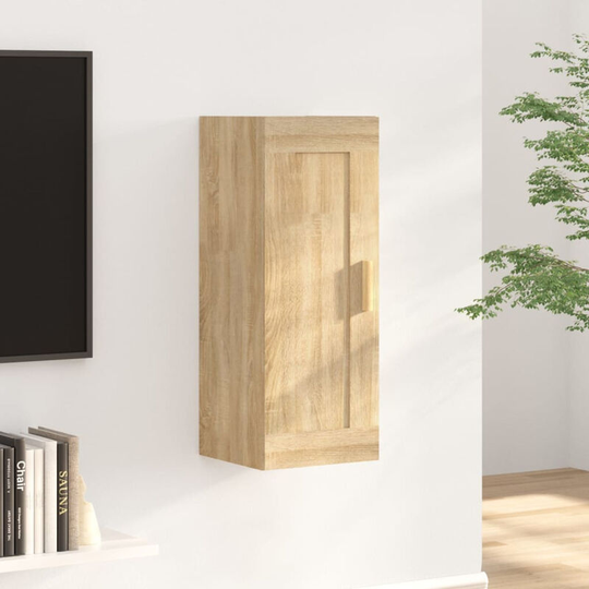Wall Cabinet Sonoma Oak 35x34x90 cm Engineered Wood
