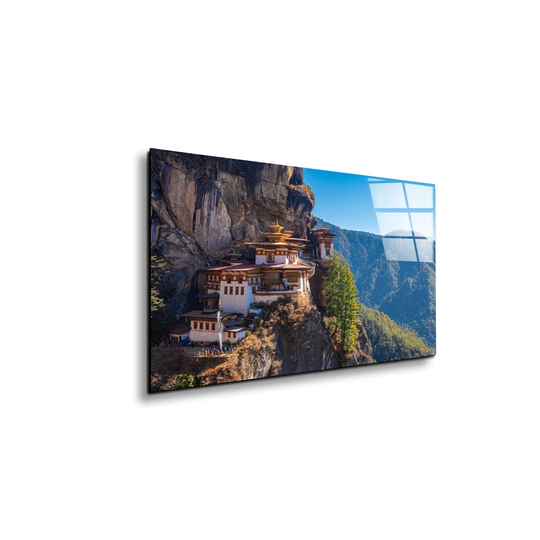Journey to Bhutan! - Unframed Photograph on Glass