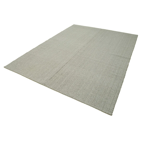 Duguay Hand-Knotted Cotton/Wool Grey Rug