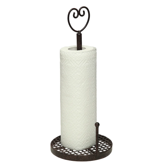 Heart Free Standing Paper Towel Holder