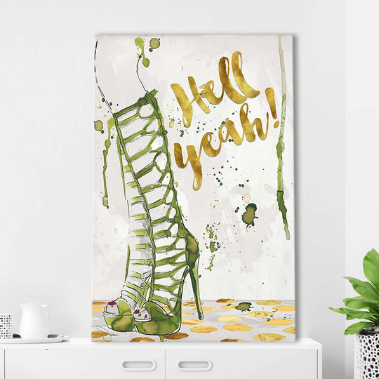 Hell Yeah by Jodi - Wrapped Canvas Painting