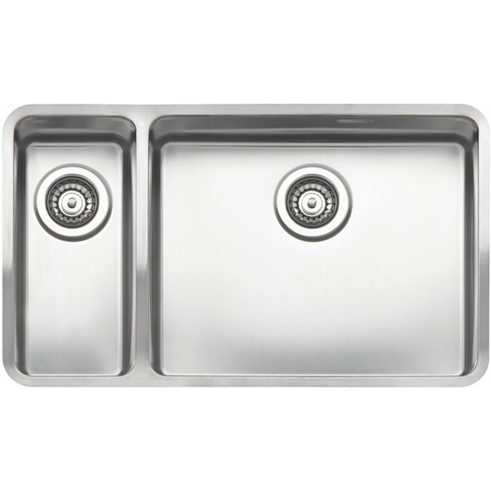 Ohio Wide Stainless Steel 1.5 Bowl Integrated Kitchen Sink - Reginox