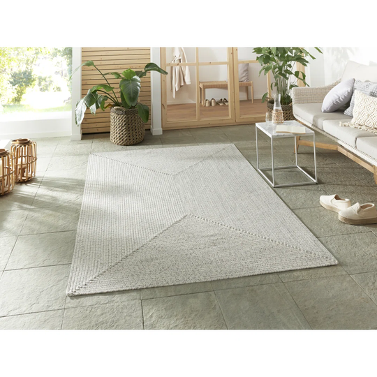Riaan Machine Woven Light Grey Indoor/Outdoor Rug