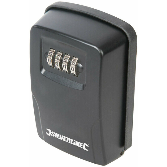 121mm x 83mm 4 Digit Mini Key Safe Cabinet Lockable Wall Mounted Storage Box