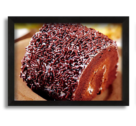 Chocolate Roll - Picture Frame Graphic Art on Canvas