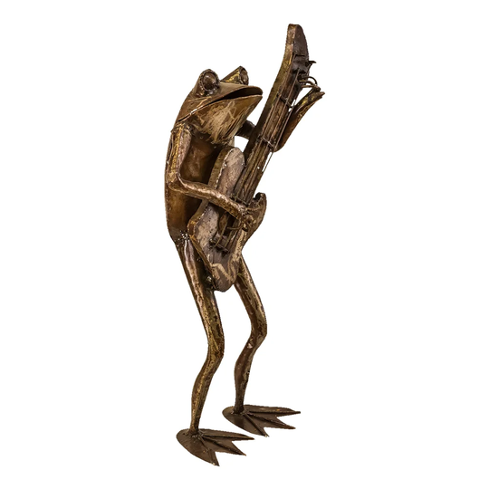 Alstone Guitar Frog Sculpture