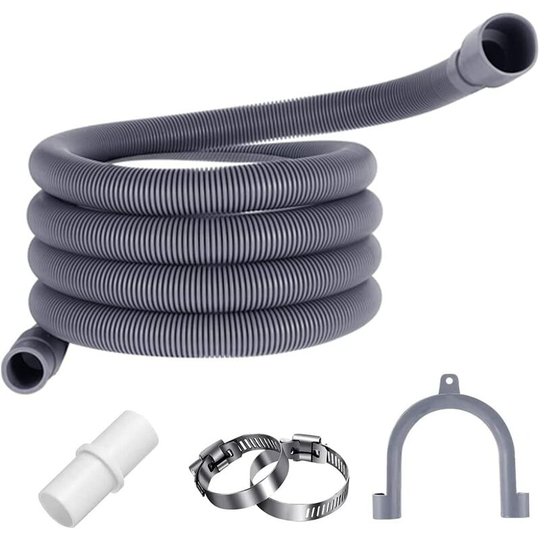 Sunflowergb - 1.5M Washing Machine Drain Extension Kit Washing Machine Drain Hose for Washing Machine and Dishwasher