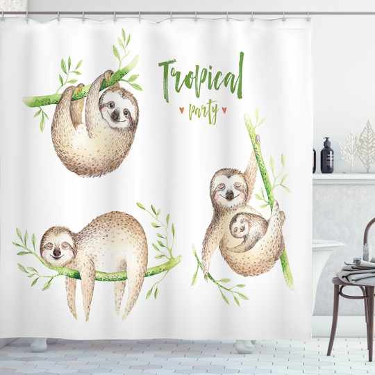 Beverle 13 Piece Polyester Shower Curtain Set