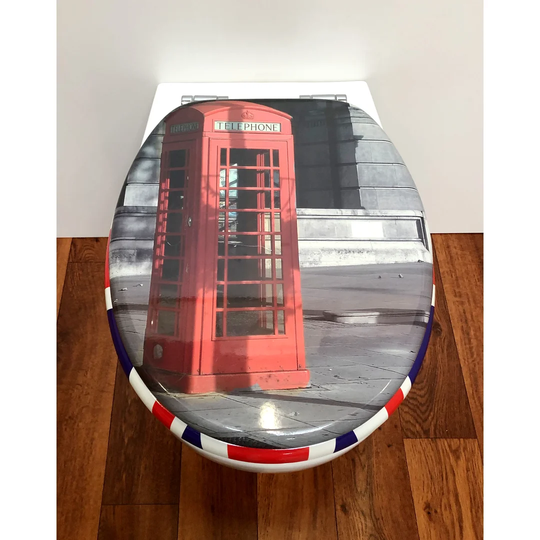 Telephone Toilet Seat Sticker