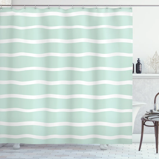 Balachandran Polyester Shower Curtain Set