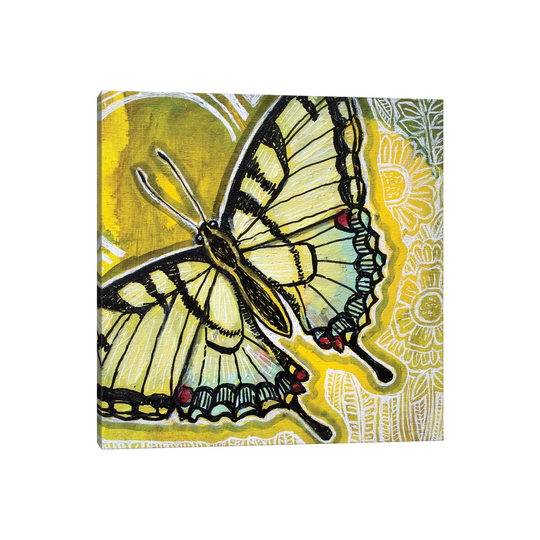 Sunny Swallowtail by Lynnette Shelley - Painting on Canvas