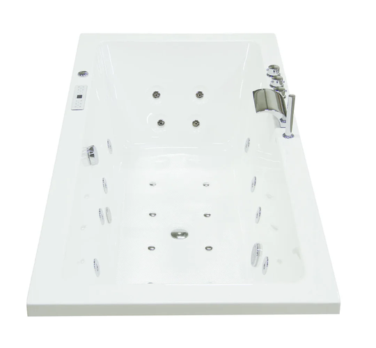Unity Premium 180cm x 80cm Standard Whirlpool Bathtub