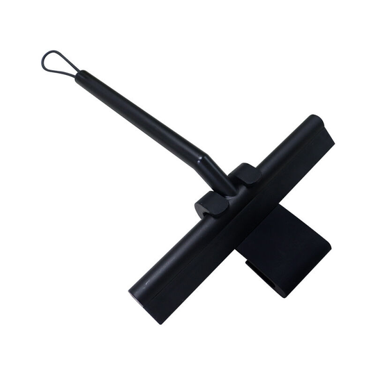 Shower Squeegee Squeegee Shower Squeegee with Silicone Holder Bathroom Mirror Wiper Scraper Window Cleaning (Black Wiper + Black Hook)