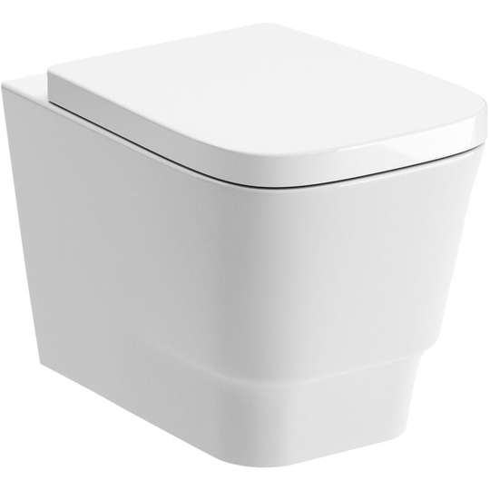Signature - Maya Wall Hung Toilet 495mm Projection - Soft Close Seat