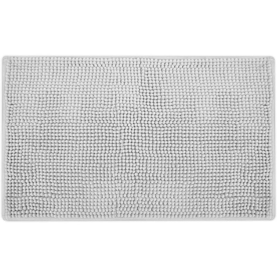 Sunflowergb - Absorbent Non-Slip Bath Mat 80x50cm - Neil Carpet Bath Mat - Soft (Light Blue) for Bathroom, Shower, Toilet and Bathtub