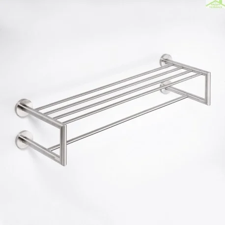 Double Trapezoid Wall Mounted Towel Rack