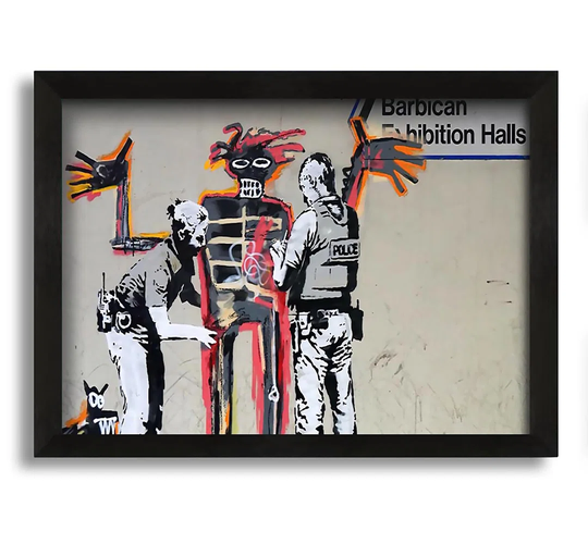 Barbican Exibition - Picture Frame Painting on Canvas