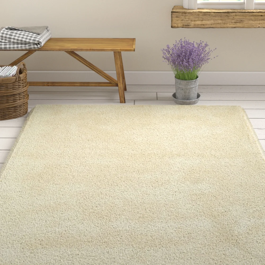 Clitherall Hand-Woven Sand Area Rug