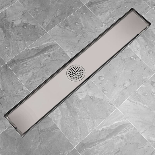 Linear Shower Drain 730x140 mm Stainless Steel VDFF04352_UK - Topdeal