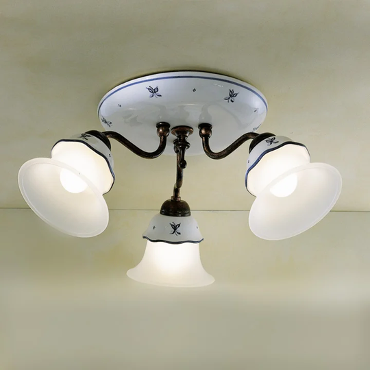 Lorene 3-Light 50cm Semi Flush Mount