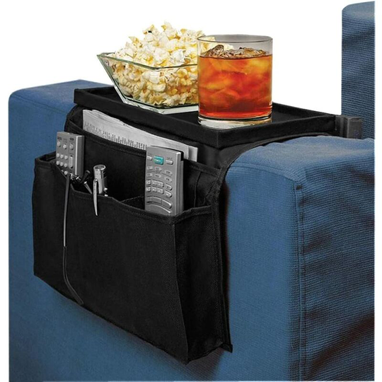 Sofa Armrest Holder Sofa Tray Storage Bag Hanging Storage Armrest Pockets Sofa Organizer Armchair Caddy for Magazine Glasses Remote Control tv dvd