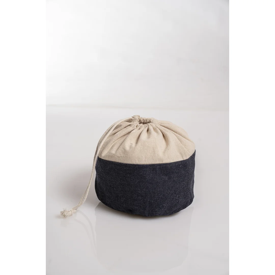 Brotsack - Früchtekorb S Jeans Torkom mit Kordel