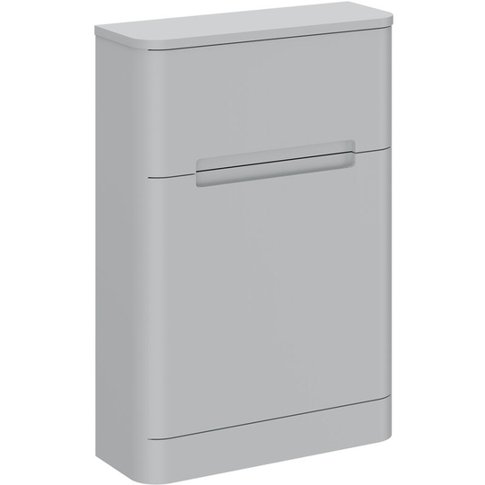 Oslo Matt Grey 550mm Toilet Unit - Matt Grey