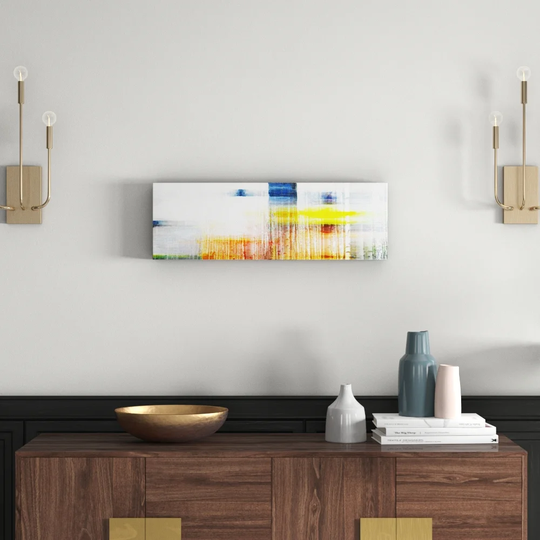 'The Edge' by East Urban Home Framed Graphic Art Print on Wrapped Canvas