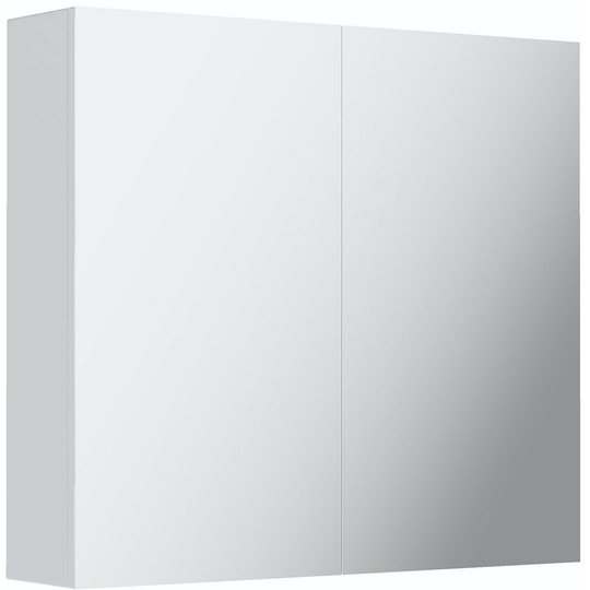 Mode Adler white mirror cabinet - White