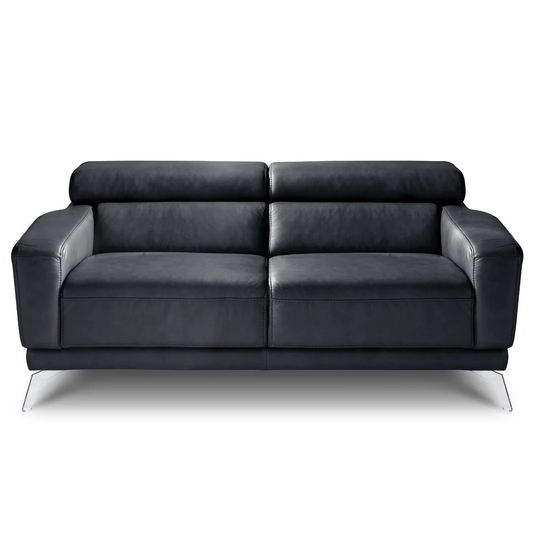 Baltique Genuine Leather 2 Seater Loveseat Sofa