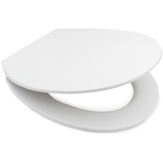 Toilet Seat Memphis with Soft-close White Matte Ridder White