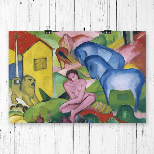 'The Dream' by Franz Marc Printing Print