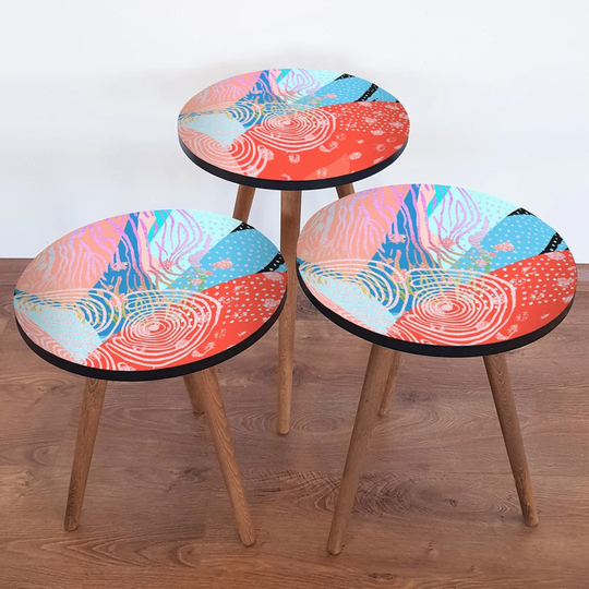 Augustin 3 Piece Nest of Tables