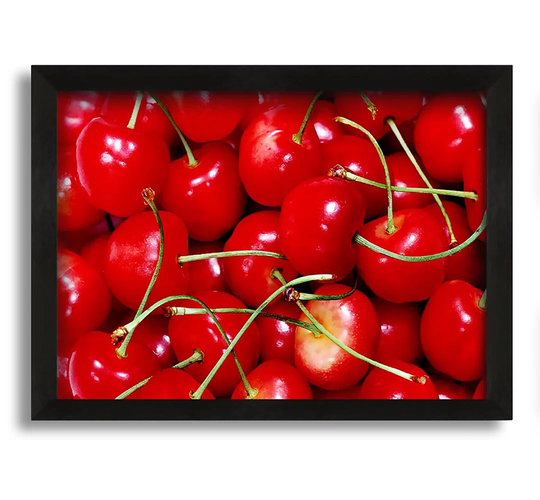 Cherry Ocean - Picture Frame Graphic Art on Canvas