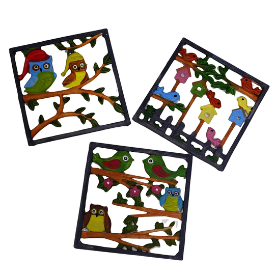 3 Piece Birds Wall Décor Set