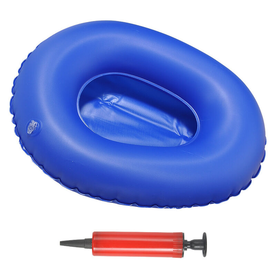 Inflatable Square Cushion Breathable Comfort Inflatable Air Seat Cushion And Inflator For Sitting Toilet Office School Chair Wheelchair, Postpartum